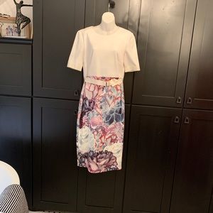 Ted Baker Sheath MIDI Dress 4.